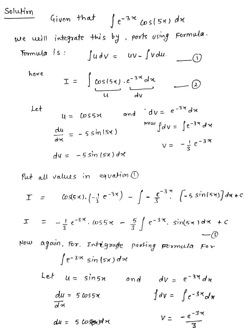 Calculus homework question answer, step 1, image 1